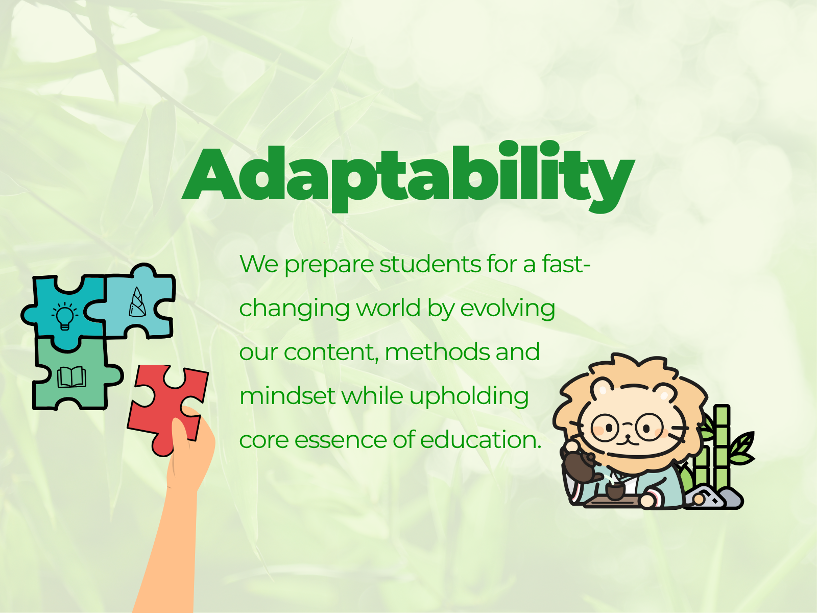 Bamboo Path Academy Our Core Values Adaptability