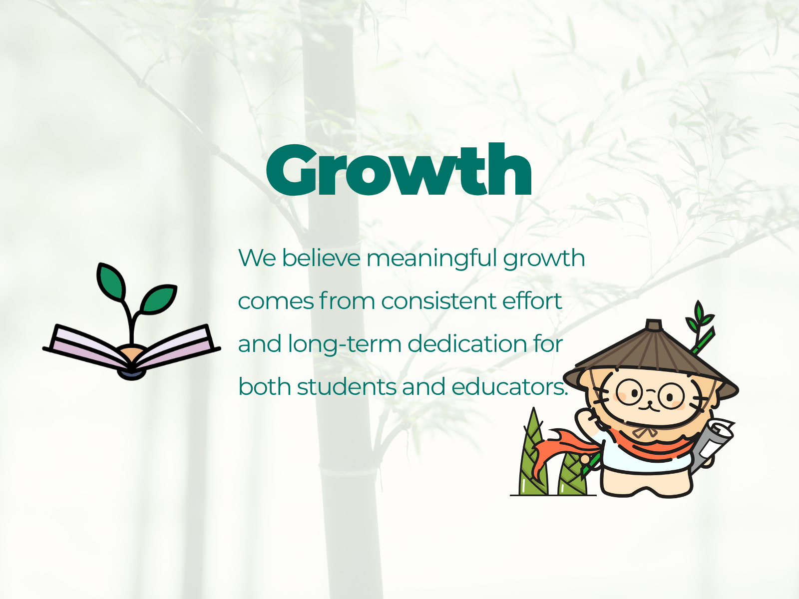 Bamboo Path Academy Our Core Values - Growth